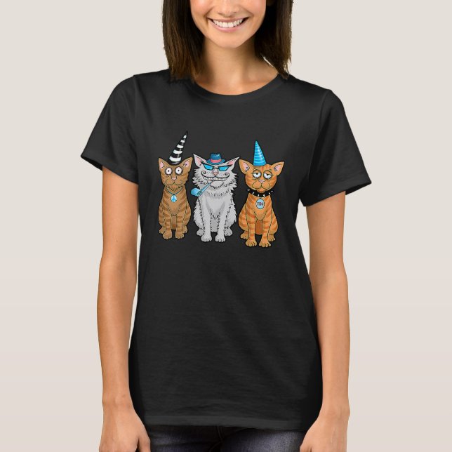 Camiseta Festa de Gatos (Frente)