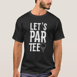 Camiseta Festa de Golfe do Par de Golfe do vamos