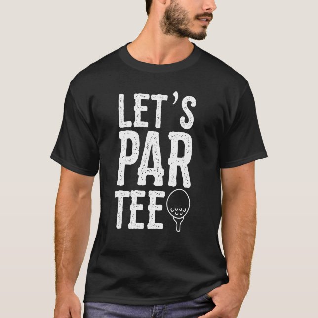 Camiseta Festa de Golfe do Par de Golfe do vamos (Frente)