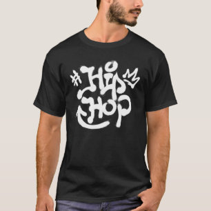 Camiseta Festa de Grafite de Ruptura de Rap de Música de Hi