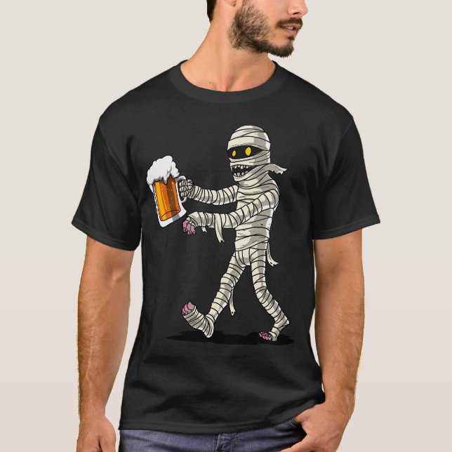 Camiseta Festa de Halloween da Múmia (Frente)