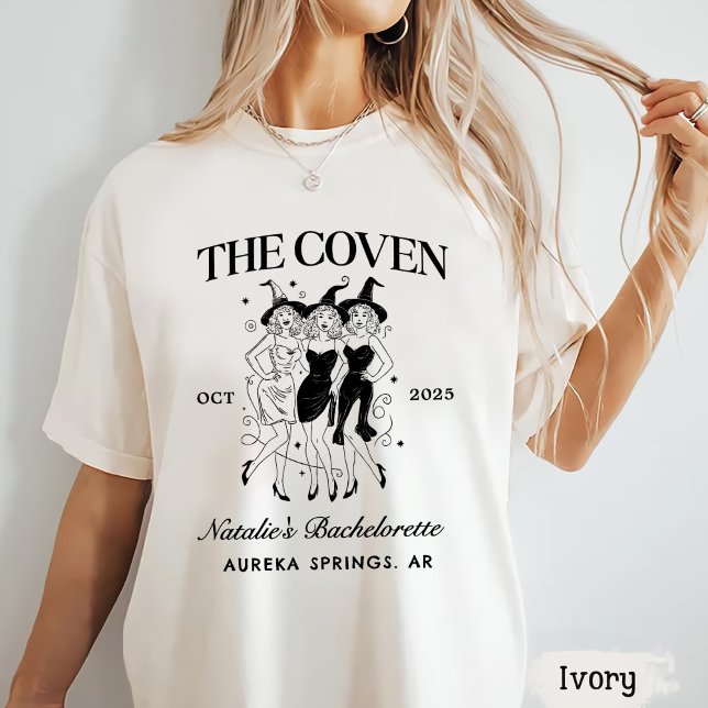 Camiseta Festa de Halloween de Bachelorette de Gótico Perso (Criador carregado)