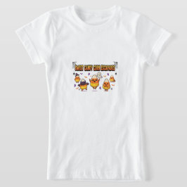 Camiseta Festa de Halloween de Candy Corn Fofa