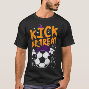 Camiseta Festa de Halloween de chute de futebol ou fantasia