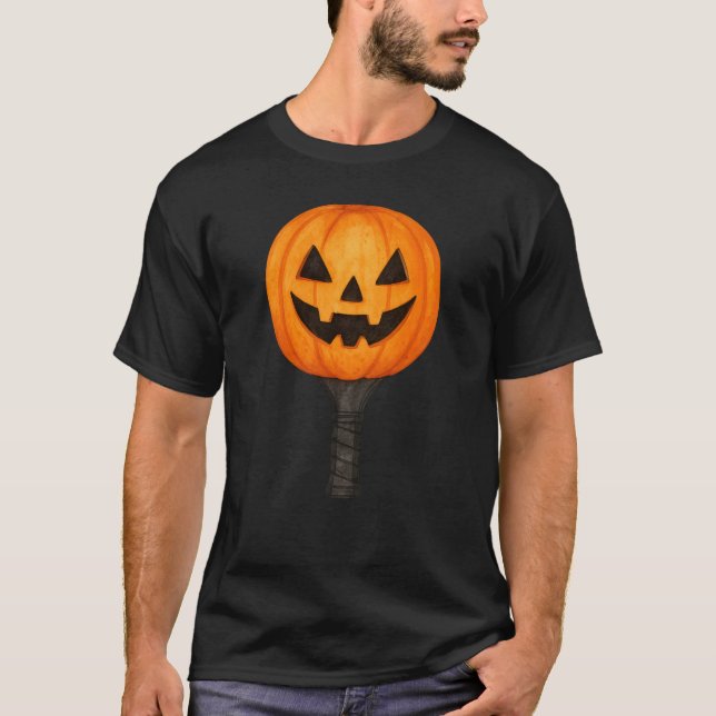 Camiseta Festa de Halloween de Pickleball (Frente)