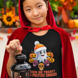 Camiseta Festa de Halloween de Trick ou Tratar Boo Engraçad
