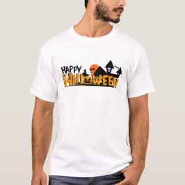 Camiseta Festa de Halloween Feliz