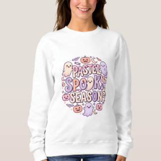 Camiseta Festa de Halloween Pastel Fofa