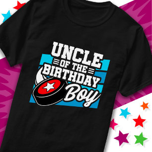 Camiseta Festa de Hockey para Crianças Divertidas Tio do An