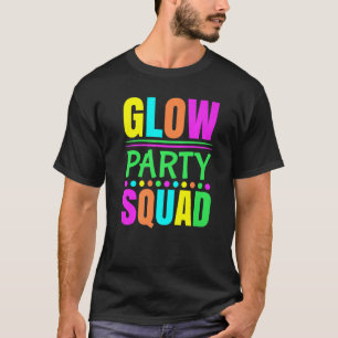 Camiseta Festa de Luzes Neon no Esquadrão de Festa Brilhant