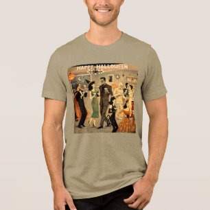 Camiseta Festa de Martini de Halloween dos Anos 40 com Esti