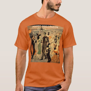 Camiseta Festa de Martini de Halloween dos Anos 40 com Esti