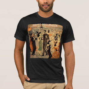 Camiseta Festa de Martini de Halloween dos Anos 40 no Estil