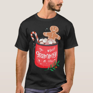 Camiseta Festa de Natal com cacau da família com doces