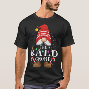 Camiseta Festa de Natal da Família Bald Gnomo