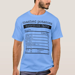 Camiseta Festa de Natal de Ação de Graças Molhou Batatas Nu