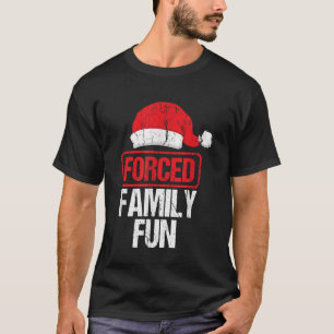 Camiseta Festa de natal de inverno Forçada