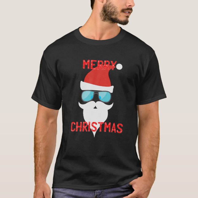Camiseta Festa de Natal de julho Férias do Havaí Férias de  (Frente)