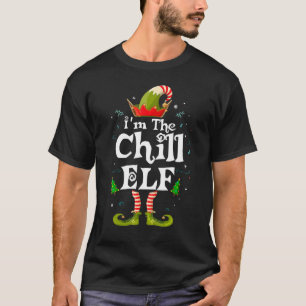 Camiseta Festa de Natal do Grupo Família Chill Elf Matching