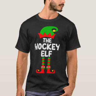 Camiseta Festa de Natal do Grupo Familiar de Hockey Elf Mat