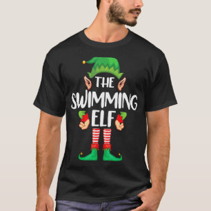 Camiseta Festa de Natal do Grupo Familiar de Natação Elf Ma