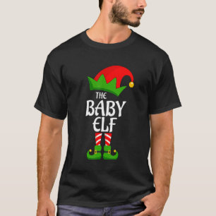 Camiseta Festa de Natal do Grupo Familiar do Baby Elf Match