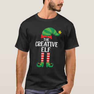 Camiseta Festa de Natal do Grupo Familiar do Creative Elf M