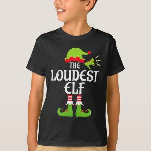 Camiseta Festa de Natal do Grupo Familiar do Elf Match Mais