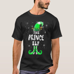 Camiseta Festa de Natal do Grupo Familiar do Príncipe Elfo