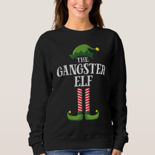 Camiseta Festa de Natal do Grupo Familiar Gangster Elf Matc