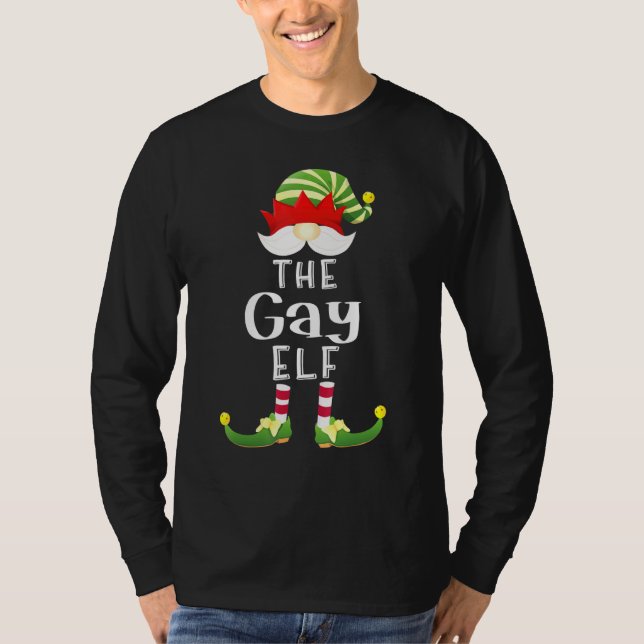 Camiseta Festa de Natal do Grupo gay Elf (Frente)