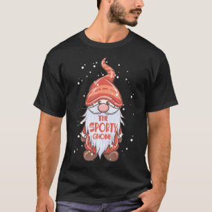 Camiseta Festa de Natal do Sporty Gnomo Matching Family Gro