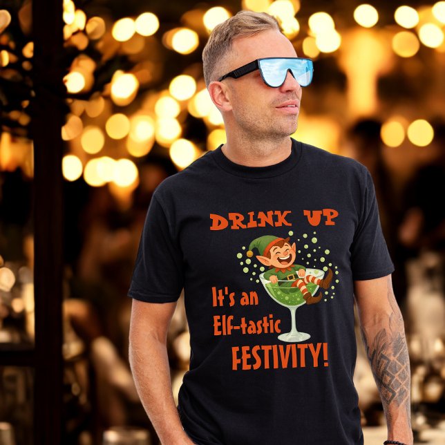 Camiseta Festa de Natal engraçada (Criador carregado)
