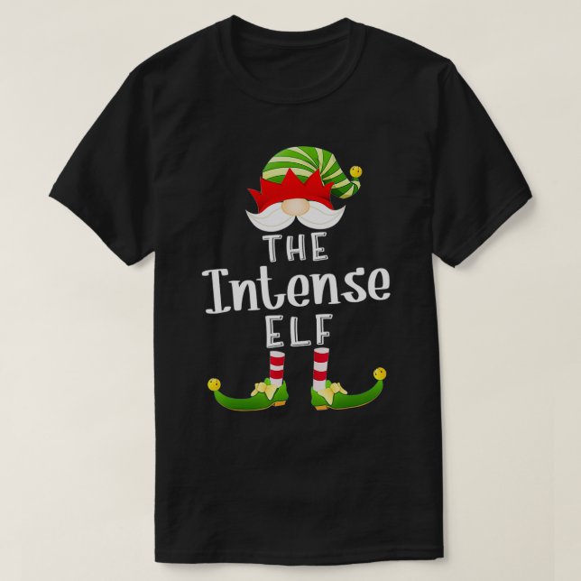 Camiseta Festa de Natal Engraçado do Grupo Elf (Frente do Design)