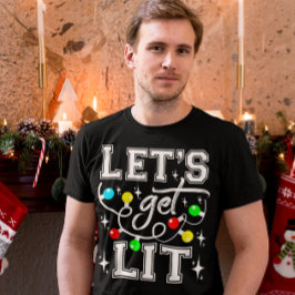 Camiseta Festa de Natal Engraçado - Luz de Natal