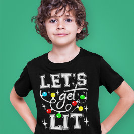 Camiseta Festa de Natal Engraçado - Luz de Natal