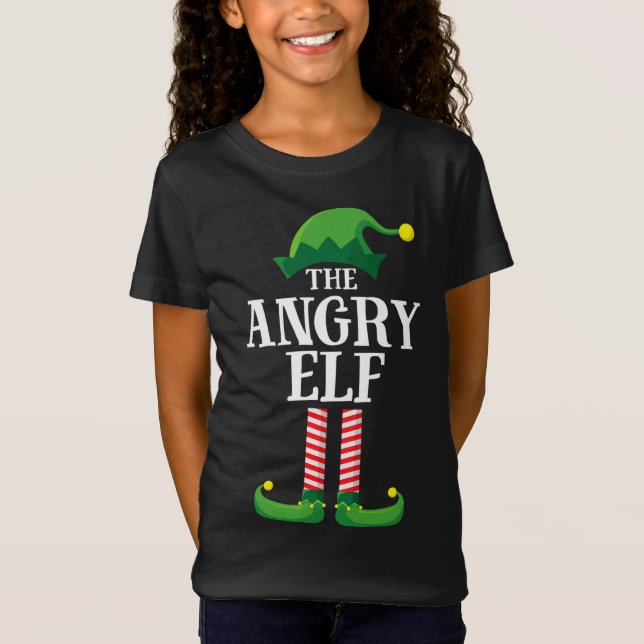 Camiseta Festa de Natal Familiar de Elf Correspondente (Frente)
