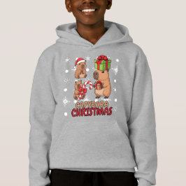 Camiseta Festa de Natal Festiva do Capivara Fofa