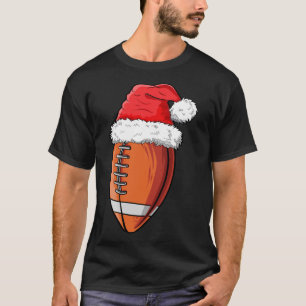 Camiseta Festa de Natal Santa Hat Engraçado Esportes Xma