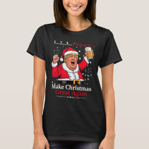 Camiseta Festa de Natal Vietnamita Beer Funny Trump 123 Z