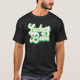 Camiseta Festa de Noiva Vintage Retro Lucky Babe Despedida