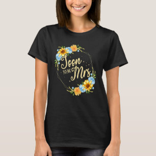 Camiseta Festa de Noivado de Flor Casamento Floral