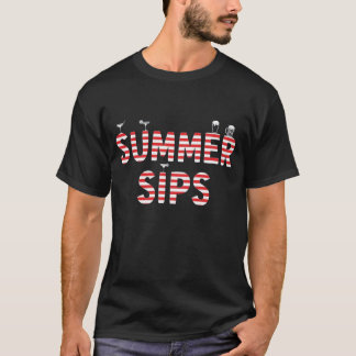 Camiseta Festa de Paciência "Summer Sips" do Bloco Negrito
