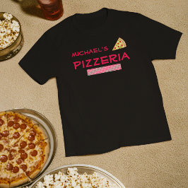 Camiseta Festa de Pizza Aniversário Infantil