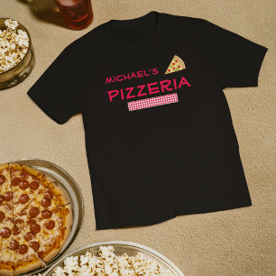 Camiseta Festa de Pizza Aniversário Infantil