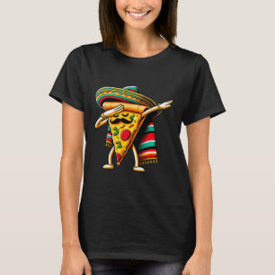Camiseta Festa de Pizza Dabbing Cinco De Mayo Mexicano Dive