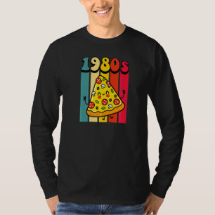 Camiseta Festa de Pizza dos Anos 80 Retro Vintage Volta aos