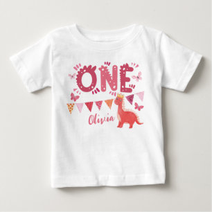 Camiseta Festa de primeiro aniversario Dinossauro