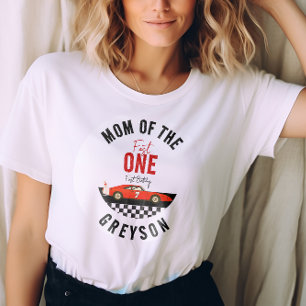 Camiseta Festa de primeiro aniversario Rápido de Um Carro