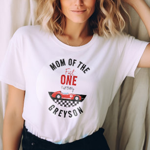 Camiseta Festa de primeiro aniversario Rápido de Um Carro